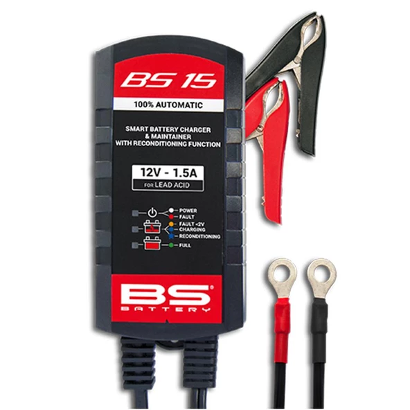 BS Battery BS15 - SMART CHARGER 12V 1.5A (Yeni Model)