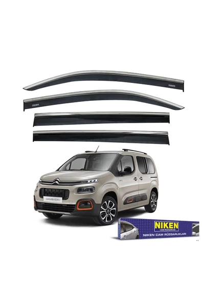 Citroen Berlingo Cam Rüzgarlığı Kromlu 2019+