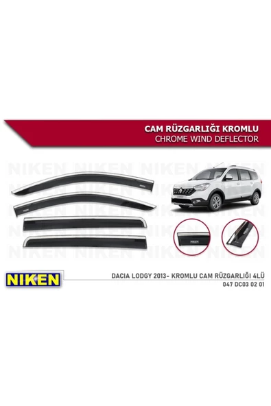 Dacia Lodgy Kromlu Cam Rüzgarlığı 2013 Sonrası