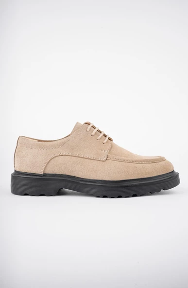 Muggo SAMUEL Garantili Günlük Klasik Hakiki Deri Casual Rahat Ortopedik Kalın Taban Erkek Ayakkabı - 8