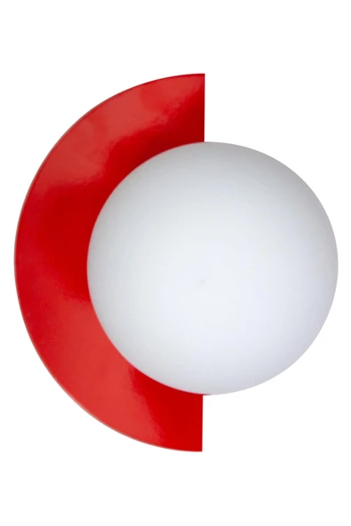 D-light Yarım Dünya Aplik Kırmızı