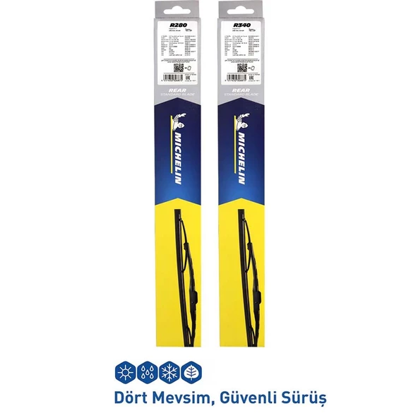 Michelin Rainforce™ MCR280 28CM 1 Adet Universal Telli Arka Silecek - 4