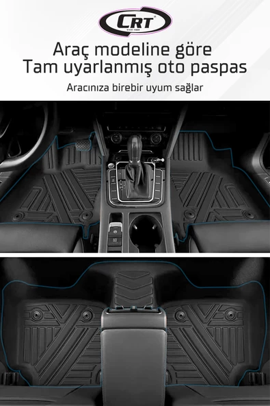 TESLA MODEL 3 7D Havuzlu Paspas - 4
