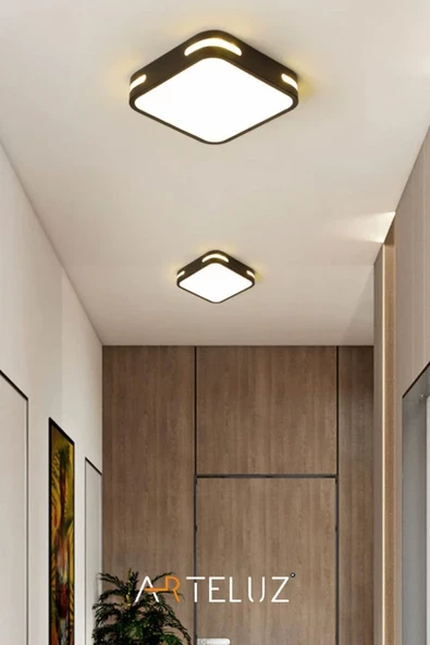 ARTELUZ KARE MODEL MODERN PLAFONYER AVİZE (30X30 CM) - Resim 2