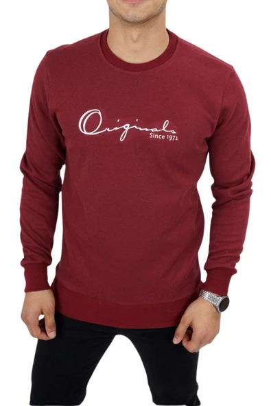 Dynamo Erkek Bordo Sweat 6793 - 2