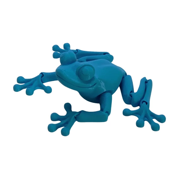 3D Hareketli Kurbağa Figürlü Oyuncak - Mavi ürün görseli 1