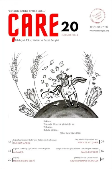 Çare 20.Sayı Bahar 2024 ürün görseli 1