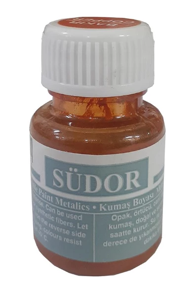 Kumaş Boyası Yaldızlı Simli Tişört Çanta Tekstil Boyası 25 ml 1 Adet Südor Kumaş Boyası Tek Şişe 1 Adet - 2