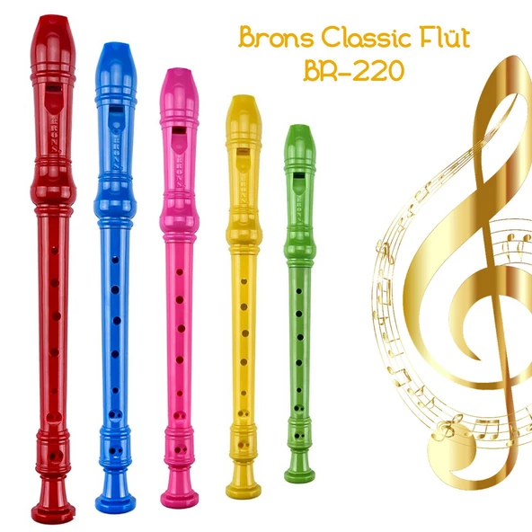 Brons Classic Flüt  ( Kod:BR-220 )