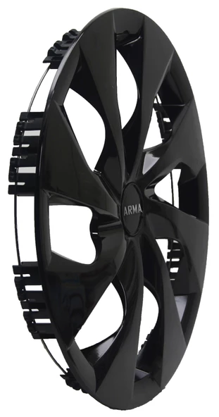 Jant Kapağı Kırılmaz 16" Corolla Parlak Siyah Model (1 ADET OLARAK) (Çıkartma Hediyeli) - Resim 2