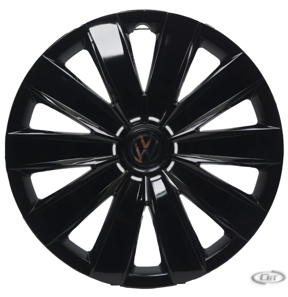 Jant Kapağı Kırılmaz 15" VW Transporter T7 Parlak Siyah Model (1 ADET OLARAK) (Çıkartma Hediyeli) - 1