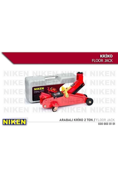 Oto Kriko Araç Kaldırma Krikosu Arabalı Kriko Plastik Çantalı - 2