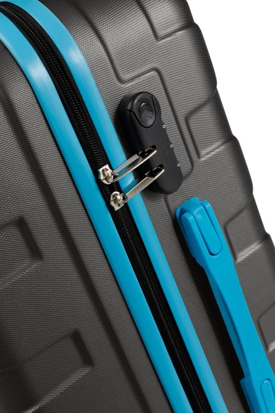 Orta Boy Valiz 4x2 Teker Antrasit 1167 - Resim 4