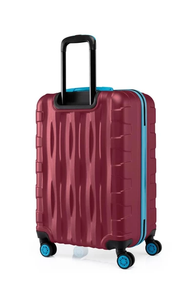 Büyük Boy Valiz 4x2 Teker Bordo 1167 - 2