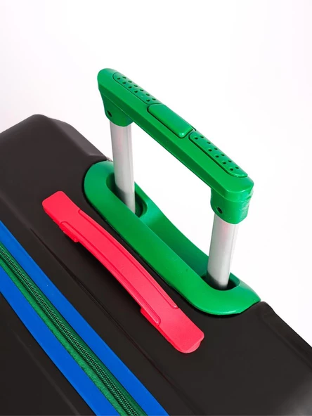 Kabin Boy %100 Polikarbon Valiz 4x2 Teker Siyah 1089 - 6