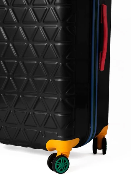 Kabin Boy %100 Polikarbon Valiz 4x2 Teker Siyah 1089 - 5