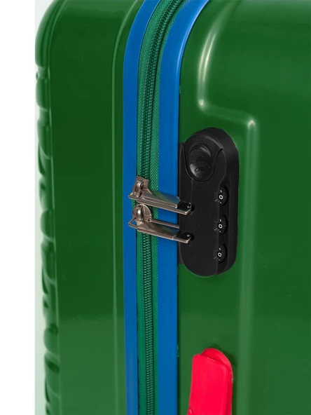 Kabin Boy %100 Polikarbon Valiz 4x2 Teker Yeşil 1089 - 4