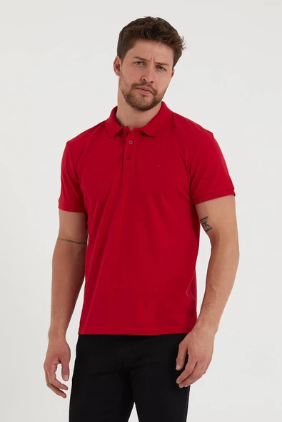 Erkek Regular Fit Polo Yaka 5li T-shirt  Siyah - 3