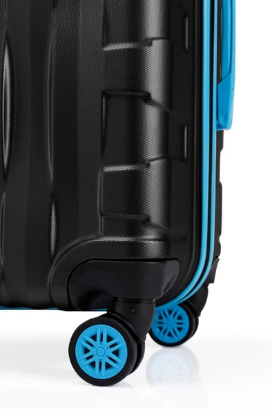 Orta Boy Valiz 4x2 Teker Siyah 1167 - Resim 6