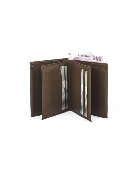Louisiana Polo Hakiki Deri Erkek Cüzdan Taba 1726 - 3