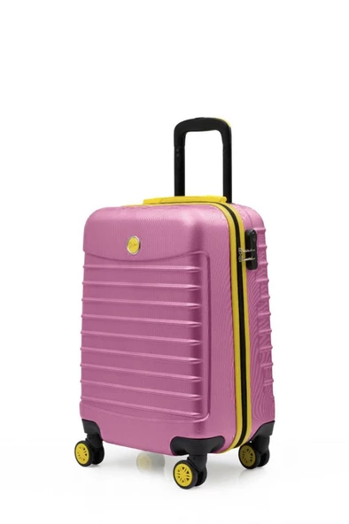 Kabin Boy Valiz 4x2 Teker Pembe 1168