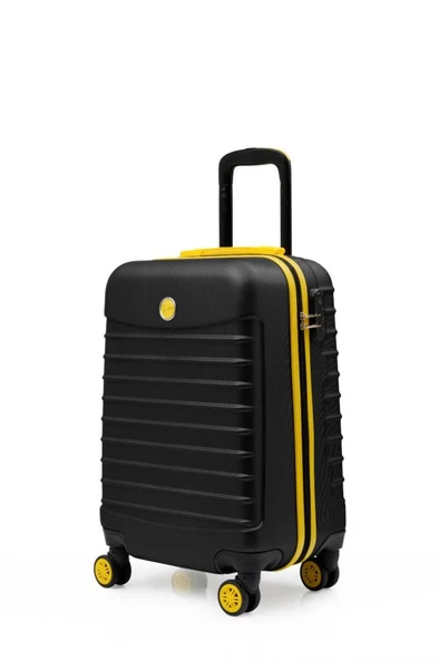 2'li Valiz Seti Büyük Boy - Kabin Boy Siyah 1168 - Resim 4