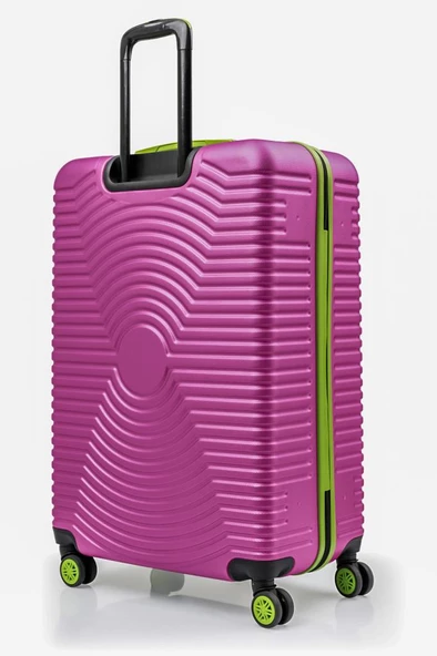 2'li Valiz Seti Büyük Boy - Kabin Boy Pembe 1169 - 3