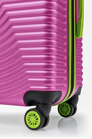 Kabin Boy Valiz 4x2 Teker Pembe 1169 - 3