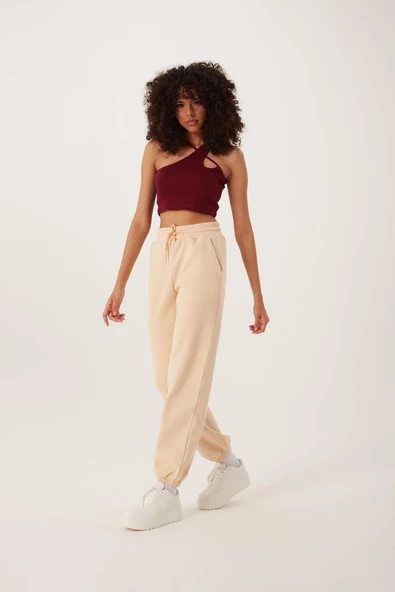 Kadın Askılı Crop Kaşkorse  Bordo - 2
