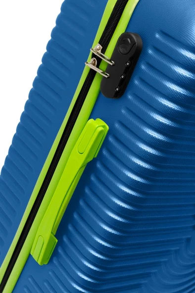 Kabin Boy Valiz 4x2 Teker Mavi 1169 - 4