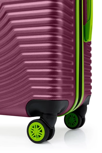 Orta Boy Valiz 4x2 Teker Mor 1169 - Resim 3