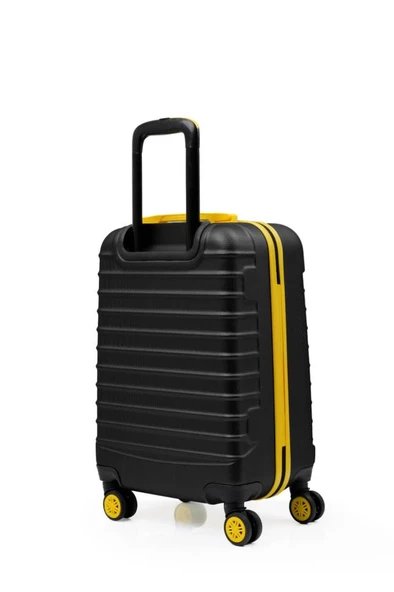 2'li Valiz Seti Orta Boy - Kabin Boy Siyah 1168 - Resim 5