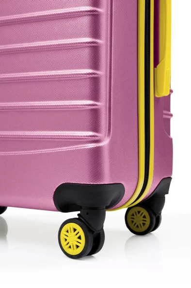 2'li Valiz Seti Büyük Boy - Orta Boy Pembe 1168 - 4