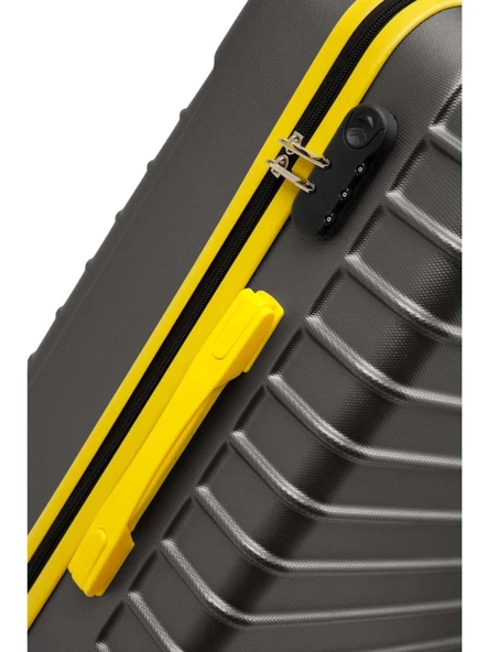 2'li Valiz Seti Büyük Boy - Orta Boy Antrasit 1168 - Resim 7