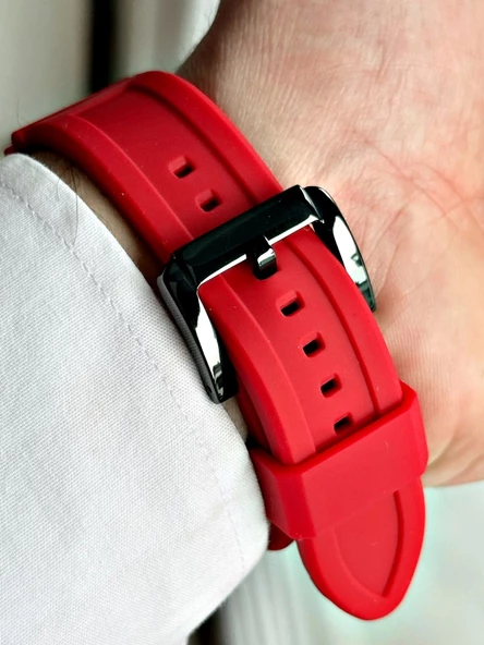 Ferrucci Function FCF.03345FS.04 Silikon Kordon Erkek Kol Saati - Resim 2