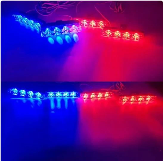 Profesyonel 4'lü Kırmızı-Mavi Çakar Kumandalı