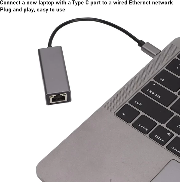 Alfalink AL-C70 USB To Type-C  3.0 Gigabit Ethernet Adaptör - 3