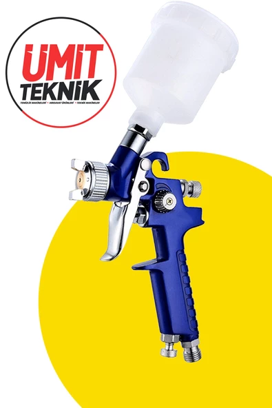 Profesyonel Hassas Detay Gölge Tabancası 150 Cc / 0,8 Mm Üstten Depolu Metal Tabancalı " 0,8 Mm - 2