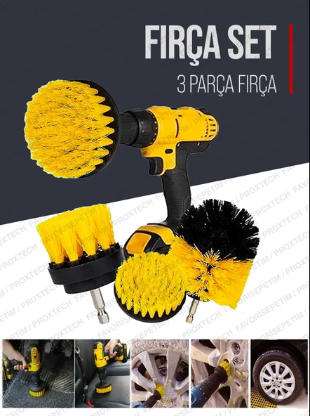 Pro18Pcs 115mm Pasta Cila Polisaj Süngeri,Fırça MikrofiberBez,Pastacila Sünger Matkap Parlatma Seti - 4