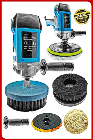 Profesyonel Yüksek Kalite Dikey Koltuk Yıkama,CilaPolisaj Makinesi Koltuk Yıkama Fırça Hediye - Resim 2