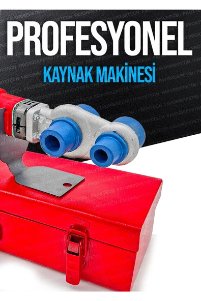 PROXTECH Profesyonel Pprc Boru Kaynak Mini Makina Seti Plastik Boru Kaynak Makinesi Maşalı Boru Makaslı Set - Resim 4