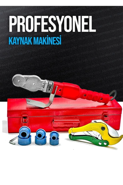PROXTECH Profesyonel Pprc Boru Kaynak Mini Makina Seti Plastik Boru Kaynak Makinesi Maşalı Boru Makaslı Set - Resim 3