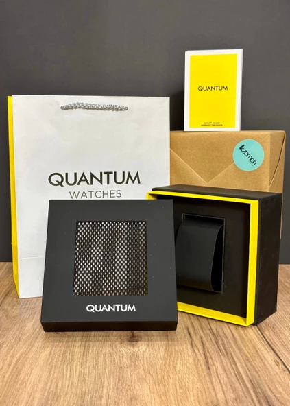 Quantum Marka Kare Mavi Erkek Kol Saati - Resim 3