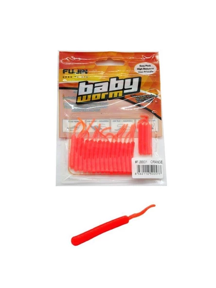 Fujin Baby Worm 5.2 cm Floating LRF Silikonu - 2