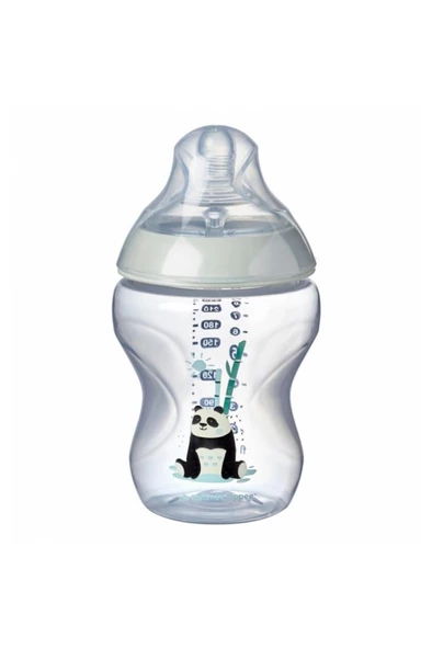 Tommee Tippee PP Closer To Nature Biberon Açık Yeşil 260 ml Panda Resimli - 2