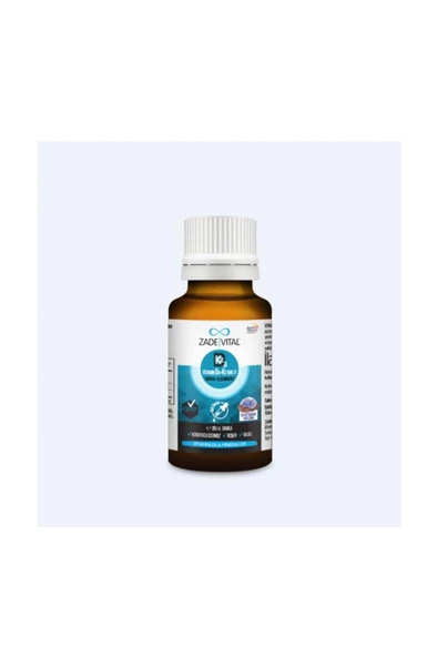 Zade Vital Vitamin D3k2 1000 Iu Damla 20 Ml - Resim 3