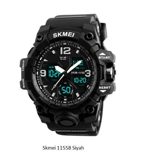 Skmei Analog Led Dijital Su Geçirmez Kol Saati - 4