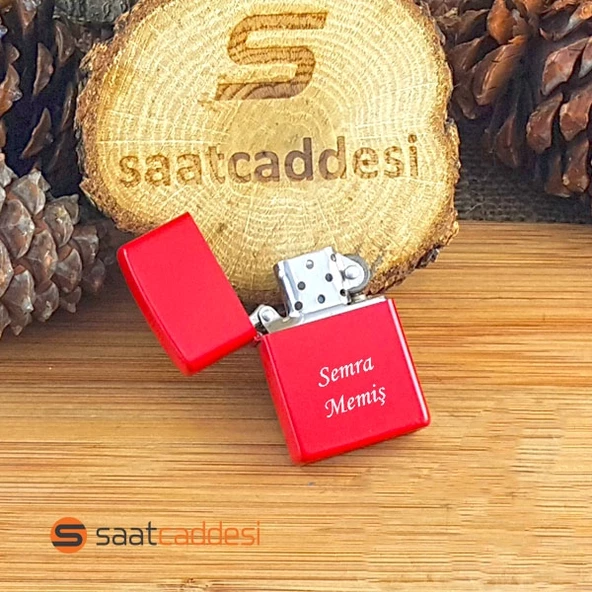 İsme Kişiye Özel Benzinli Metal Çakmak + Benzin Hediyeli - 4