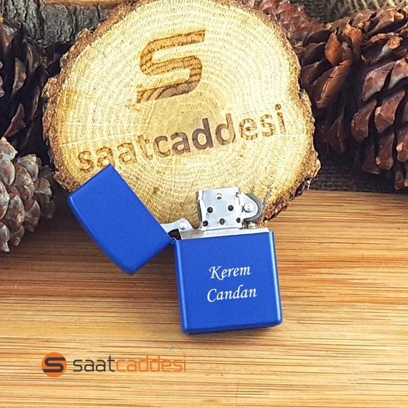 İsme Kişiye Özel Benzinli Metal Çakmak + Benzin Hediyeli - 3
