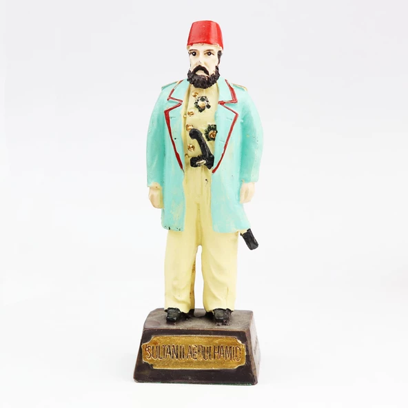 Özel Tasarım Polyester Tekli Osmanlı Padişahları Dekoratif Biblo - 10